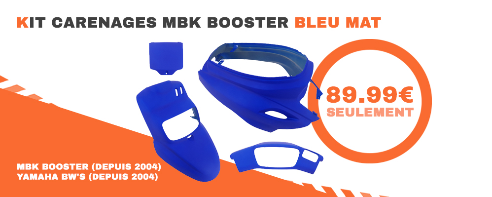 MBK Booster Bleu mat